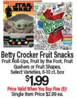 Angelo Caputo's Fresh Market Betty Crocker Fruit Snacks offer