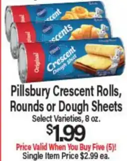 Angelo Caputo's Fresh Market Pillsbury Crescent Rolls, Rounds or Dough Sheets offer