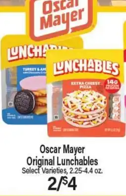 Angelo Caputo's Fresh Market Oscar Mayer Original Lunchables offer
