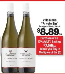 Angelo Caputo's Fresh Market Villa Maria Private Bin Sauvignon Blanc offer
