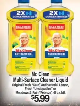 Angelo Caputo's Fresh Market Mr. Clean Multi-Surface Cleaner Liquid offer