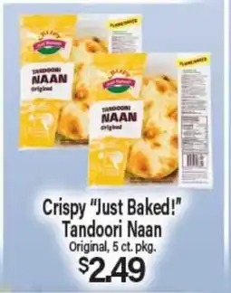 Angelo Caputo's Fresh Market Crispy Just Baked! Tandoori Naan offer