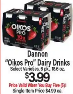 Angelo Caputo's Fresh Market Dannon Oikos Pro Dairy Drinks offer