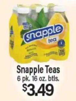Angelo Caputo's Fresh Market Snapple Teas offer