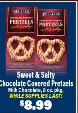 Angelo Caputo's Fresh Market Sweet & Salty Chocolate Covered Pretzels offer