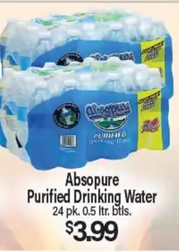 Angelo Caputo's Fresh Market Absopure Purified Drinking Water offer