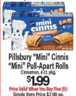 Angelo Caputo's Fresh Market Pillsbury Mini Cinnis Mini Pull-Apart Rolls offer
