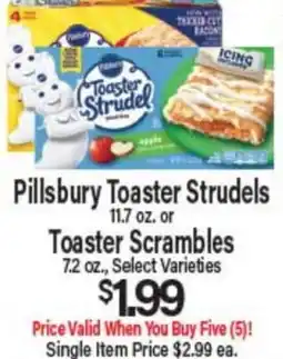 Angelo Caputo's Fresh Market Pillsbury Toaster Strudels 11.7 oz. or Toaster Scrambles 7.2 oz offer