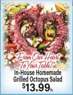 Angelo Caputo's Fresh Market In-House Homemade Grilled Octopus Salad offer