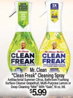 Angelo Caputo's Fresh Market Mr. Clean Clean Freak Cleaning Spray offer