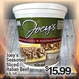 Angelo Caputo's Fresh Market Joey's Seasoned Sliced Italian Beef offer