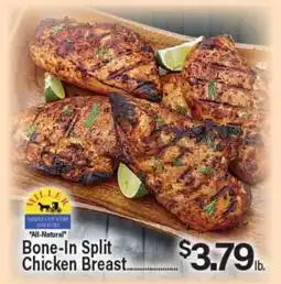 Angelo Caputo's Fresh Market SNIFFER All-Natural! Bone-In Split Chicken Breast offer