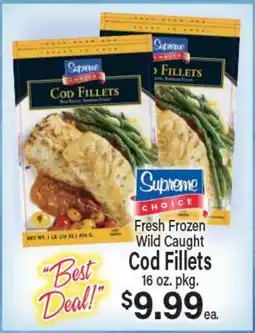 Angelo Caputo's Fresh Market Fresh Frozen Wild Caught Cod Fillets offer