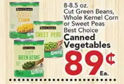 Eurofresh Market Best Choice Canned Vegetables offer