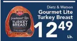 Eurofresh Market Dietz & Watson Gourmet Lite Turkey Breast offer