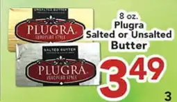 Eurofresh Market Plugra Salted or Unsalted Butter offer