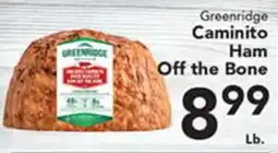 Eurofresh Market Greenridge Caminito Ham Off the Bone offer