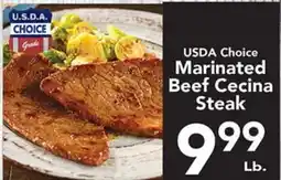 Eurofresh Market USDA Choice Marinated Beef Cecina Steak offer