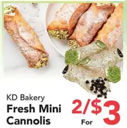 Eurofresh Market KD Bakery Fresh Mini Cannolis offer