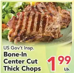 Eurofresh Market US Gov't Insp. Bone-In Center Cut Thick Chops offer