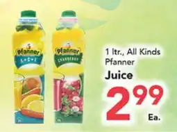 Eurofresh Market Pfanner Juice offer