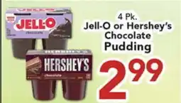 Eurofresh Market Jell-O or Hershey's Chocolate Pudding offer