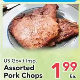 Eurofresh Market US Gov't Insp. Assorted Pork Chops offer