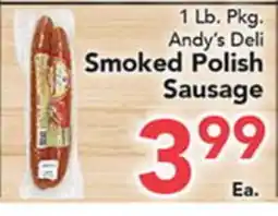 Eurofresh Market Andy's Deli Smoked Polish Sausage offer