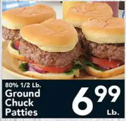 Eurofresh Market 80% 1/2 Lb. Ground Chuck Patties offer