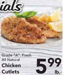 Eurofresh Market Grade A Fresh All Natural Chicken Cutlets offer