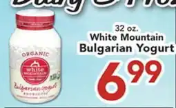 Eurofresh Market White Mountain Bulgarian Yogurt offer