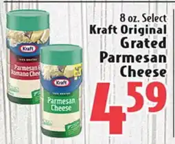 Eurofresh Market 8 oz. Select Kraft Original Grated Parmesan Cheese offer