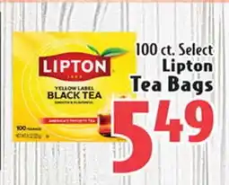 Eurofresh Market 100 ct. Select Lipton Tea Bags offer