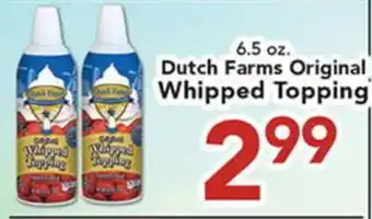 Eurofresh Market Dutch Farms Original Whipped Topping offer