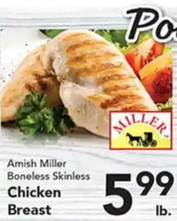 Eurofresh Market Amish Miller Boneless Skinless Chicken Breast offer