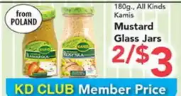 Eurofresh Market Kamis Mustard Glass Jars offer