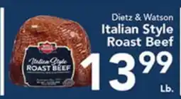 Eurofresh Market Dietz & Watson Italian Style Roast Beef offer
