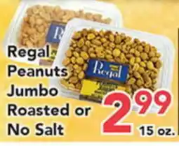Eurofresh Market Regal Peanuts Jumbo Roasted or No Salt offer