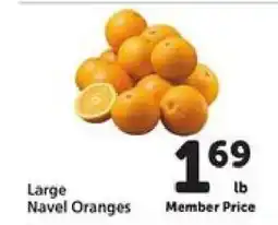 Safeway Large Navel Oranges offer