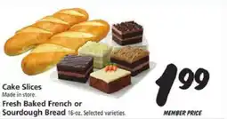 Safeway Cake Slices or Fresh Baked Bread offer