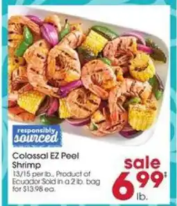 Giant Eagle Colossal EZ Peel Shrimp offer