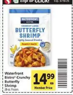 Safeway Waterfront BISTRO Crunchy Butterfly Shrimp offer