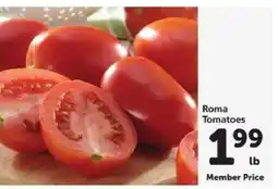 Safeway Roma Tomatoes offer
