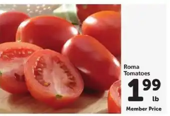 Safeway Roma Tomatoes offer