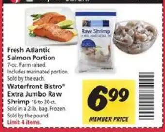 Safeway Waterfront BISTRO Extra Jumbo Raw Shrimp offer