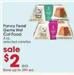 Giant Eagle Fancy Feast Gems Wet Cat Food offer