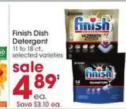 Giant Eagle Finish Dish Detergent offer
