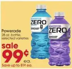 Giant Eagle Powerade Zero offer