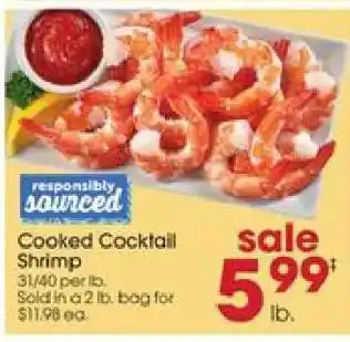 Giant Eagle Cooked Cocktail Shrimp offer