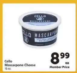 Safeway Cello Mascarpone Cheese offer